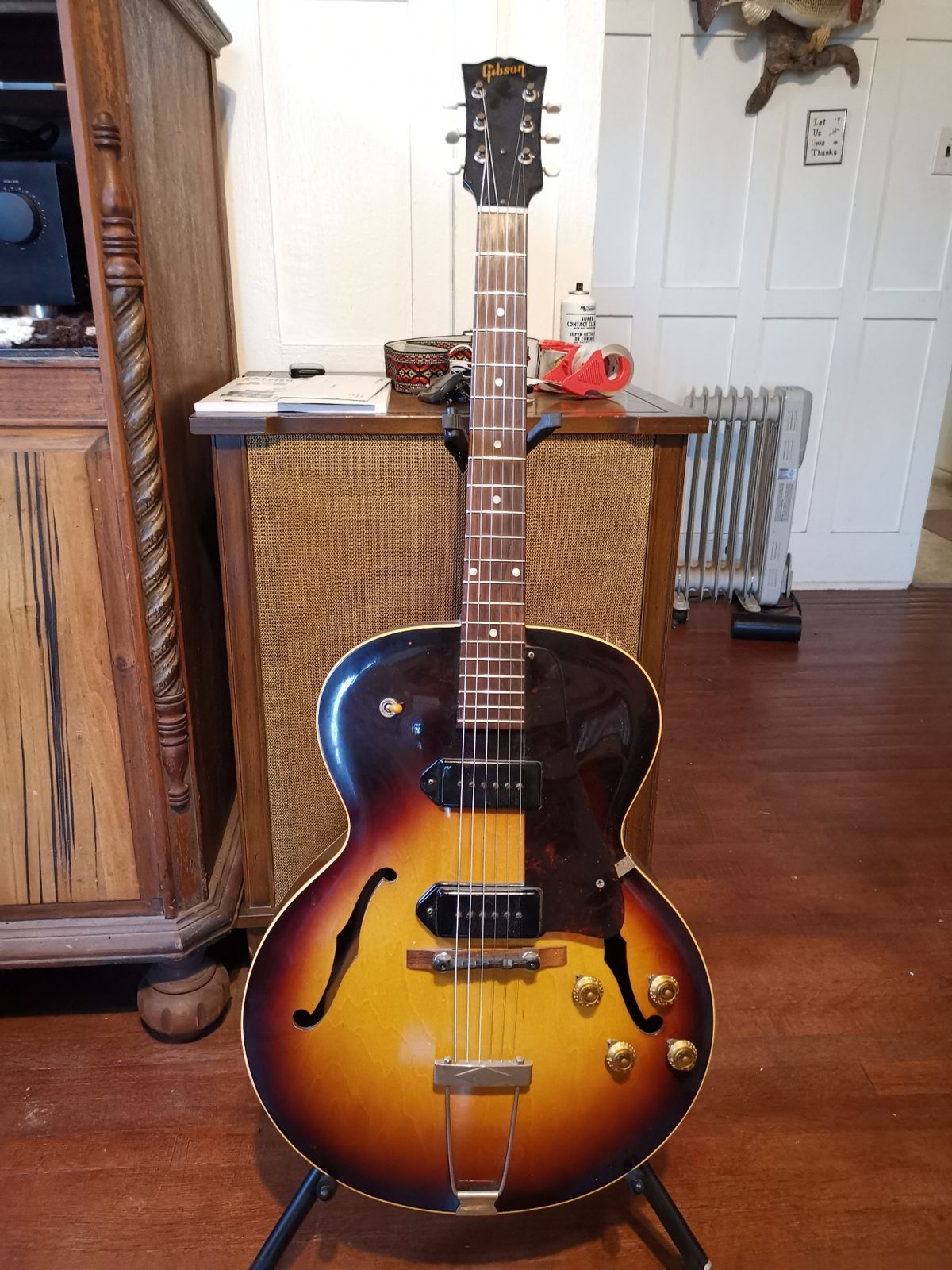 Gibson ES-125D with dual P-90 pickups